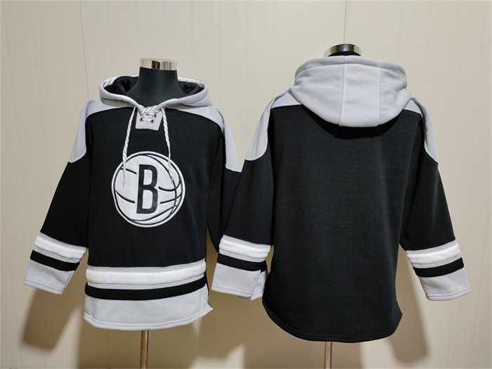 Men's Brooklyn Nets Blank Black Lace-Up Pullover Hoodie,We sell and wholesale Men's Brooklyn Nets Blank Black Lace-Up Pullover Hoodie on line form chian!